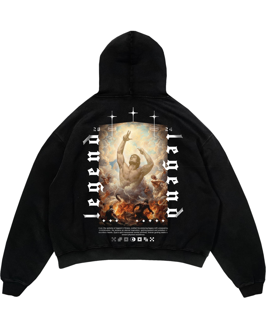 zyzz Oversized (Backprint) Hoodie
