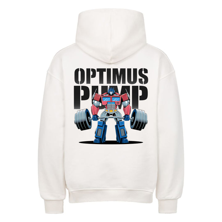 Sudadera con capucha extragrande Optimus Pump (estampado en la espalda)