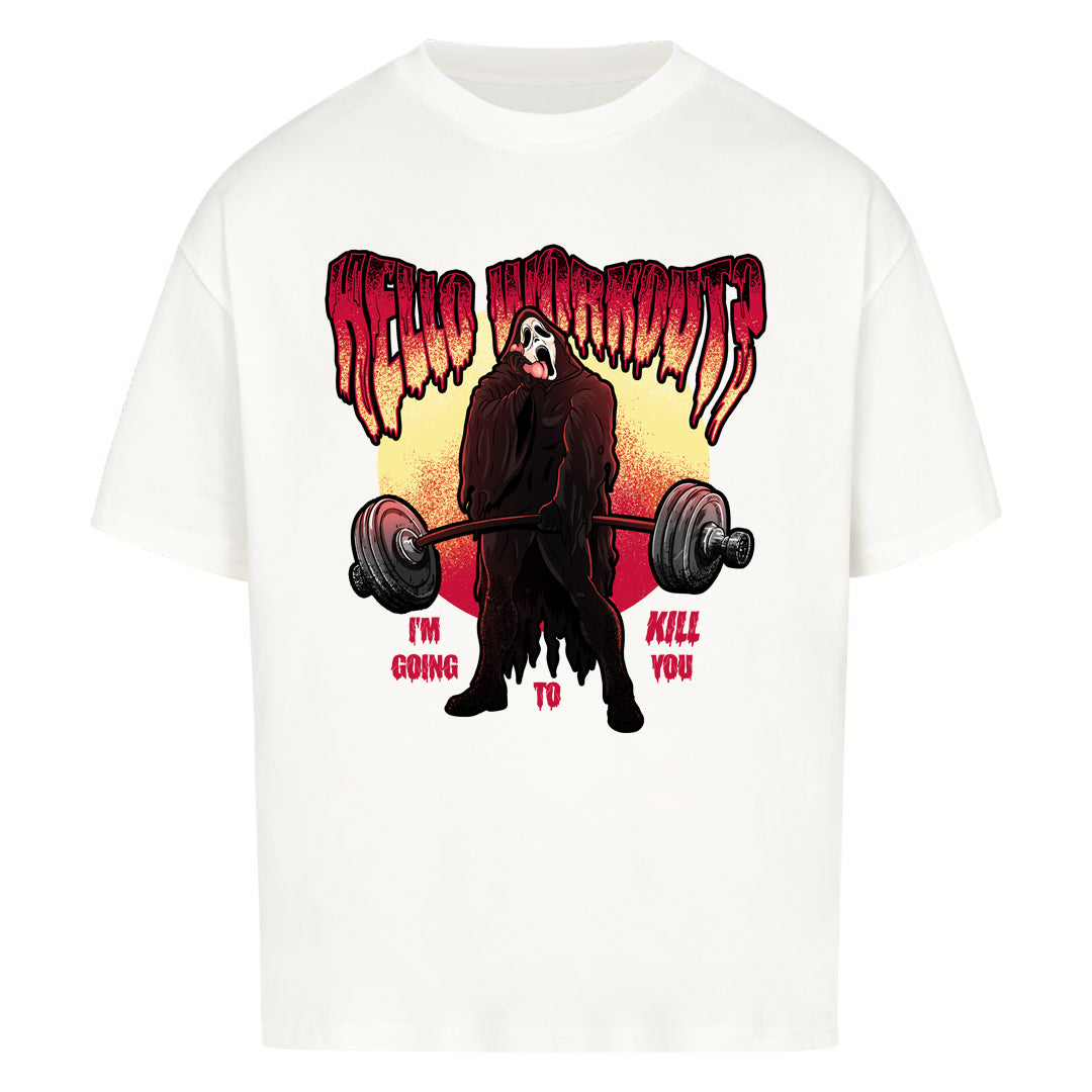 Camisa extragrande Hello Workout