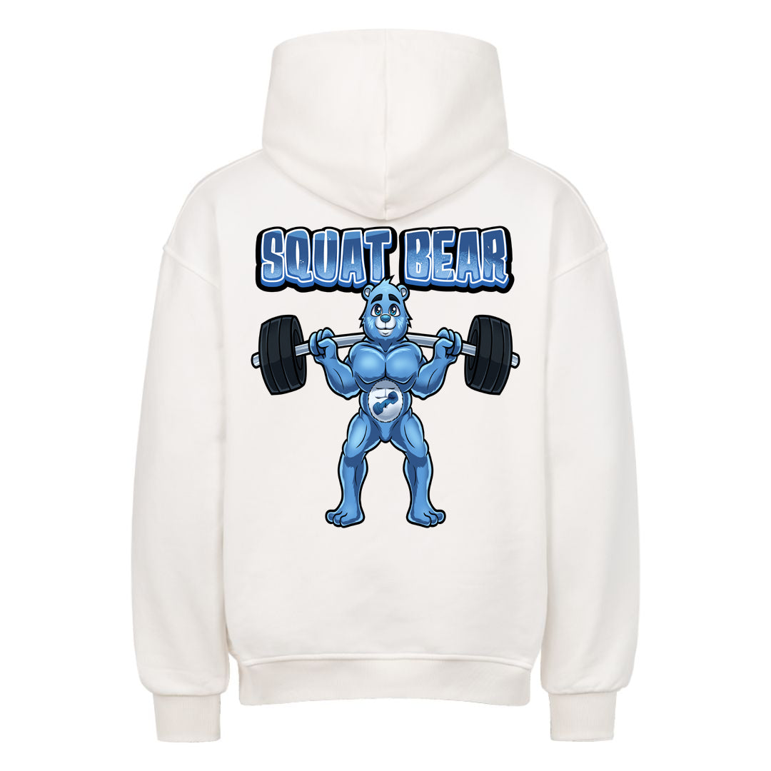 Squat Bear (backprint) Oversized Hoodie