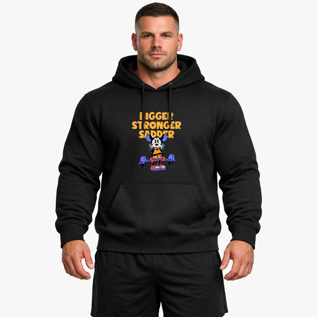 Sweat à capuche plus fort, plus triste