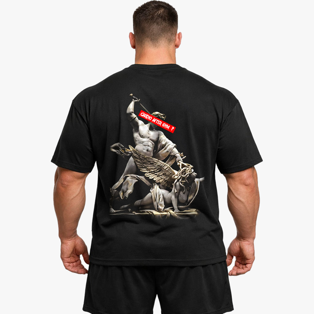 Cardio after gym Oversized (Backprint) Shirt