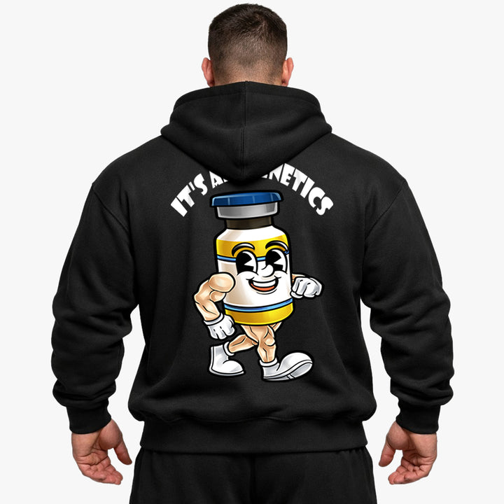 It´s all genetics (Backprint) Oversized Hoodie