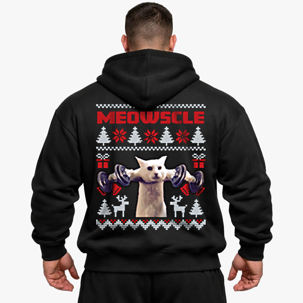 Meowscle Oversized (Backprint) Hoodie