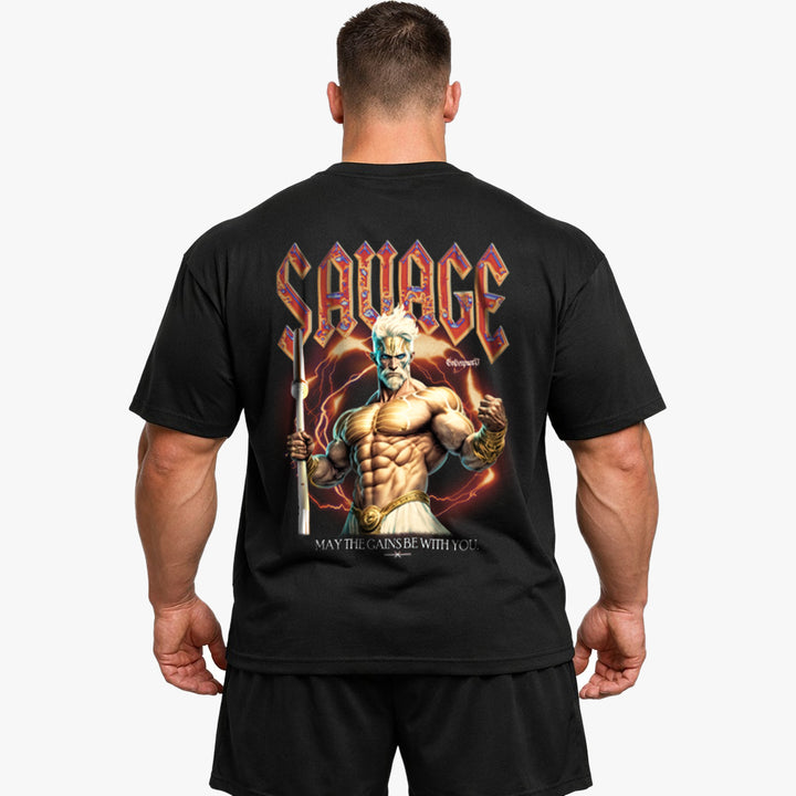 Savage (Backprint) Oversized Shirt