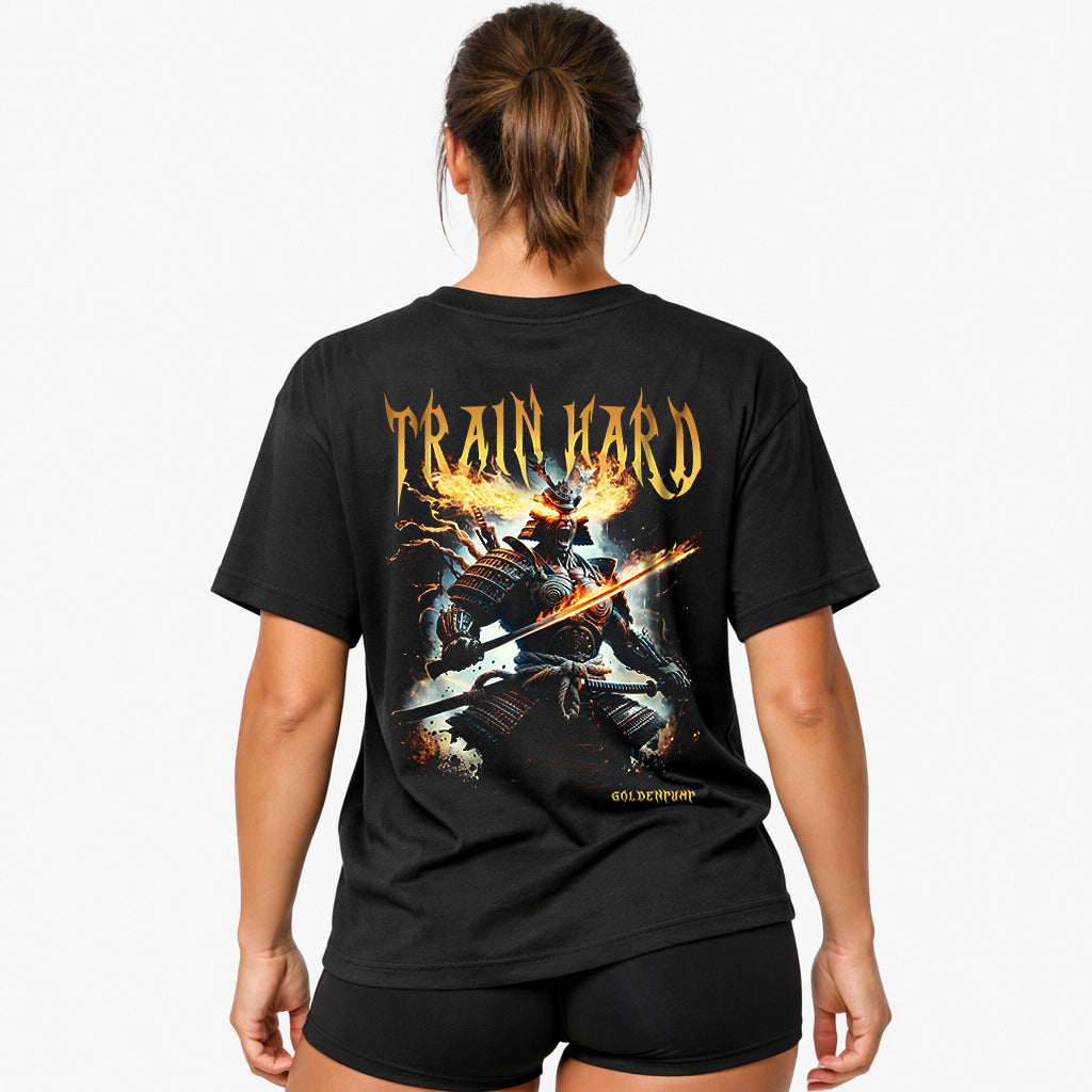 Train hard Oversized (Backprint) Shirt