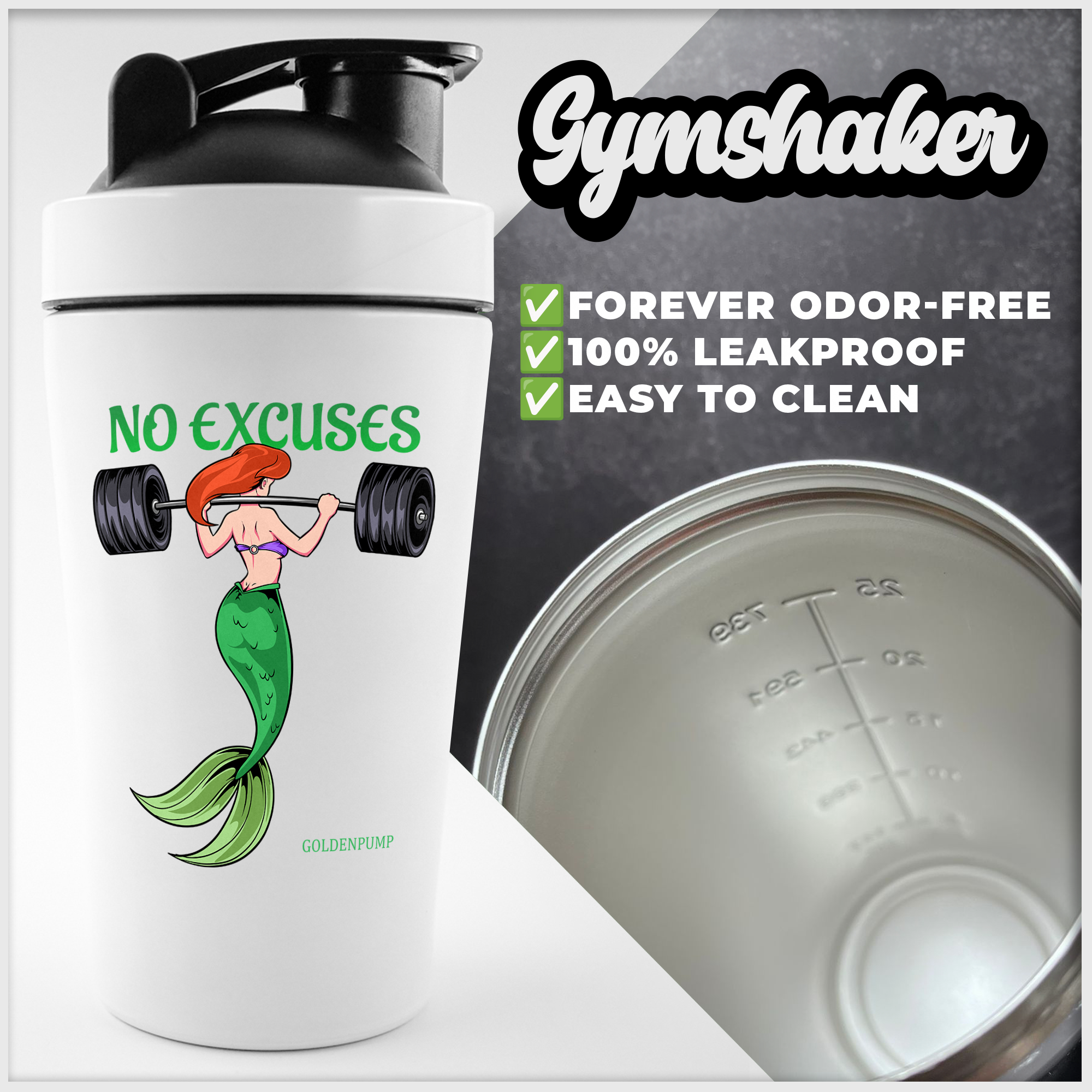 No excuses -Shaker