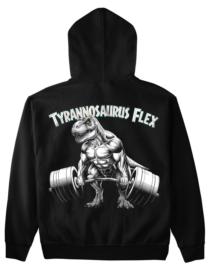 Tyrannosaurus Flex (rugafdruk) hoodie