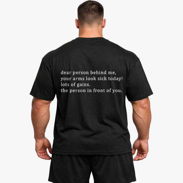 lots of gains (Backprint) Oversize Blast