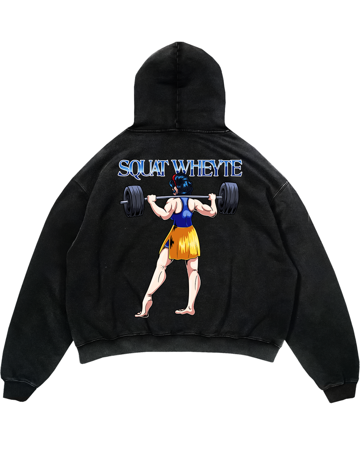 Squat Wheyte (Backprint) Oversized Hoodie