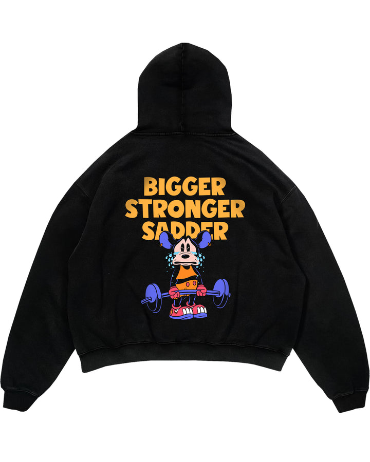 Bigger Stronger Sadder Oversized (Backprint) Hoodie