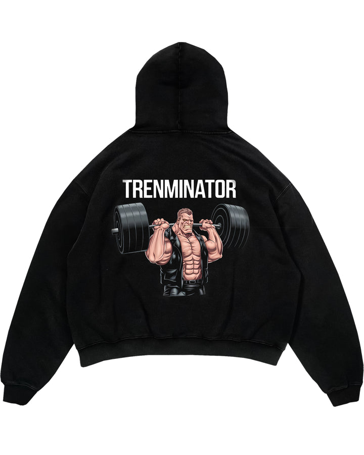 Trenminator oversized hoodie (achterafdruk).