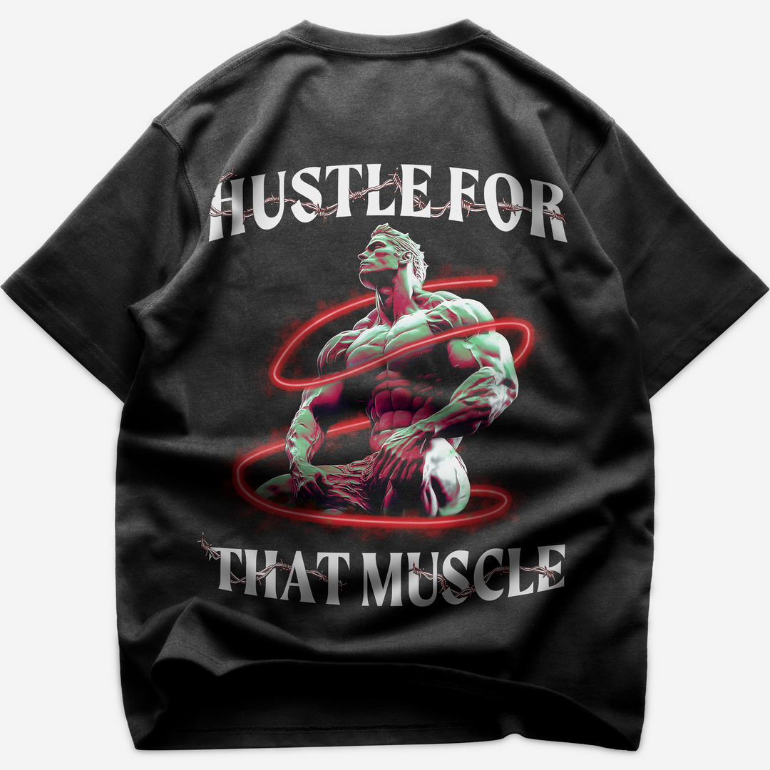 Hustle (Backprint) Oversized Shirt