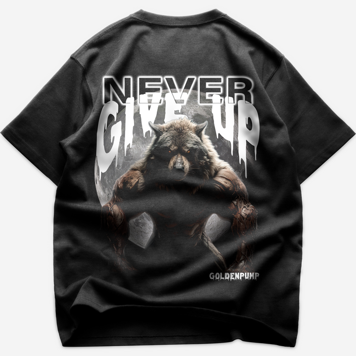 Never (Backprint) Oversized Shirt