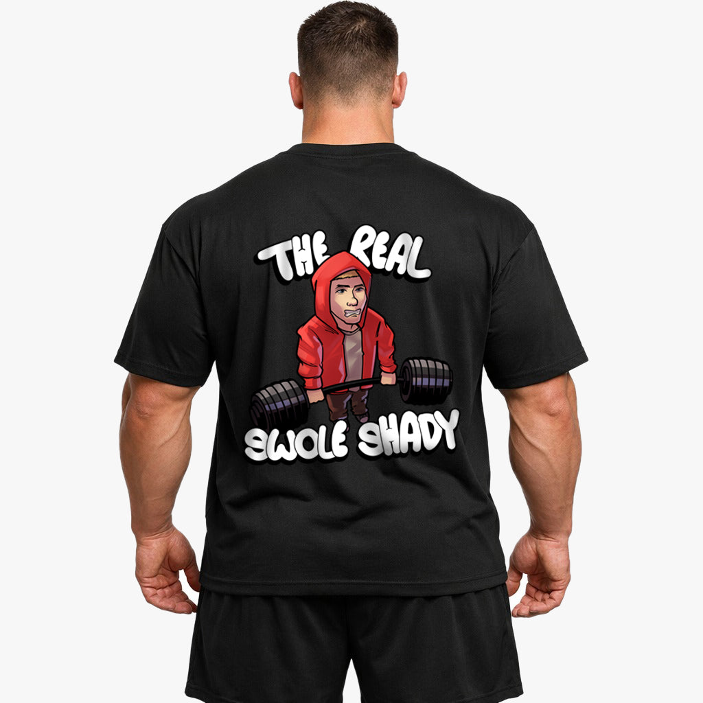 swole shady Oversized (Backprint) Shirt